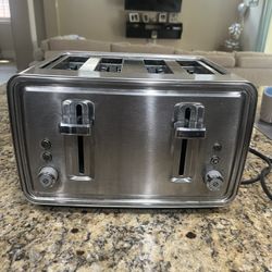 Stainless Steel Toaster Four Slice