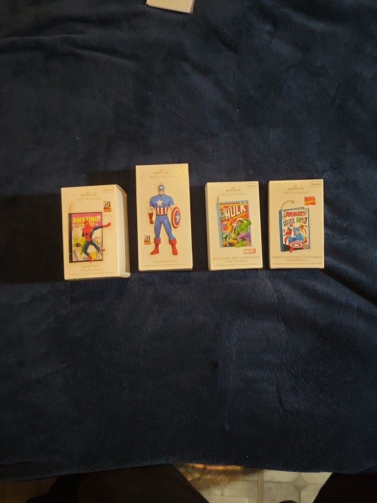 Hallmark Keepsake Marvel Comics Christmas Ornaments 2009-2011