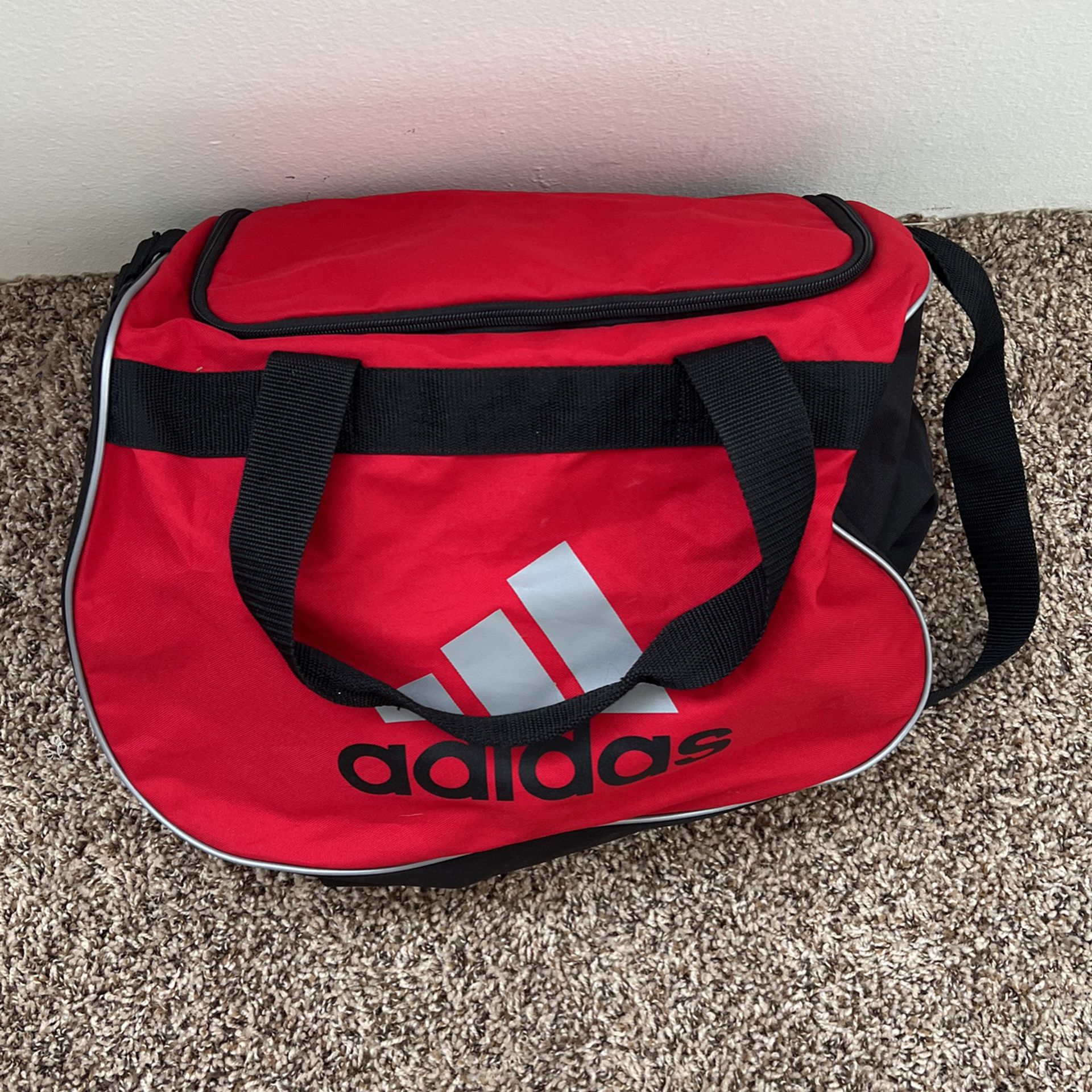 Adidas Red Duffle Bag 