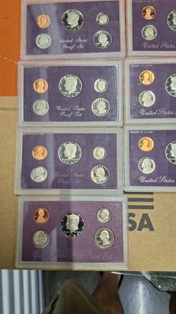 1(contact info removed) (missing 1992) US Mint proof set (not silver)