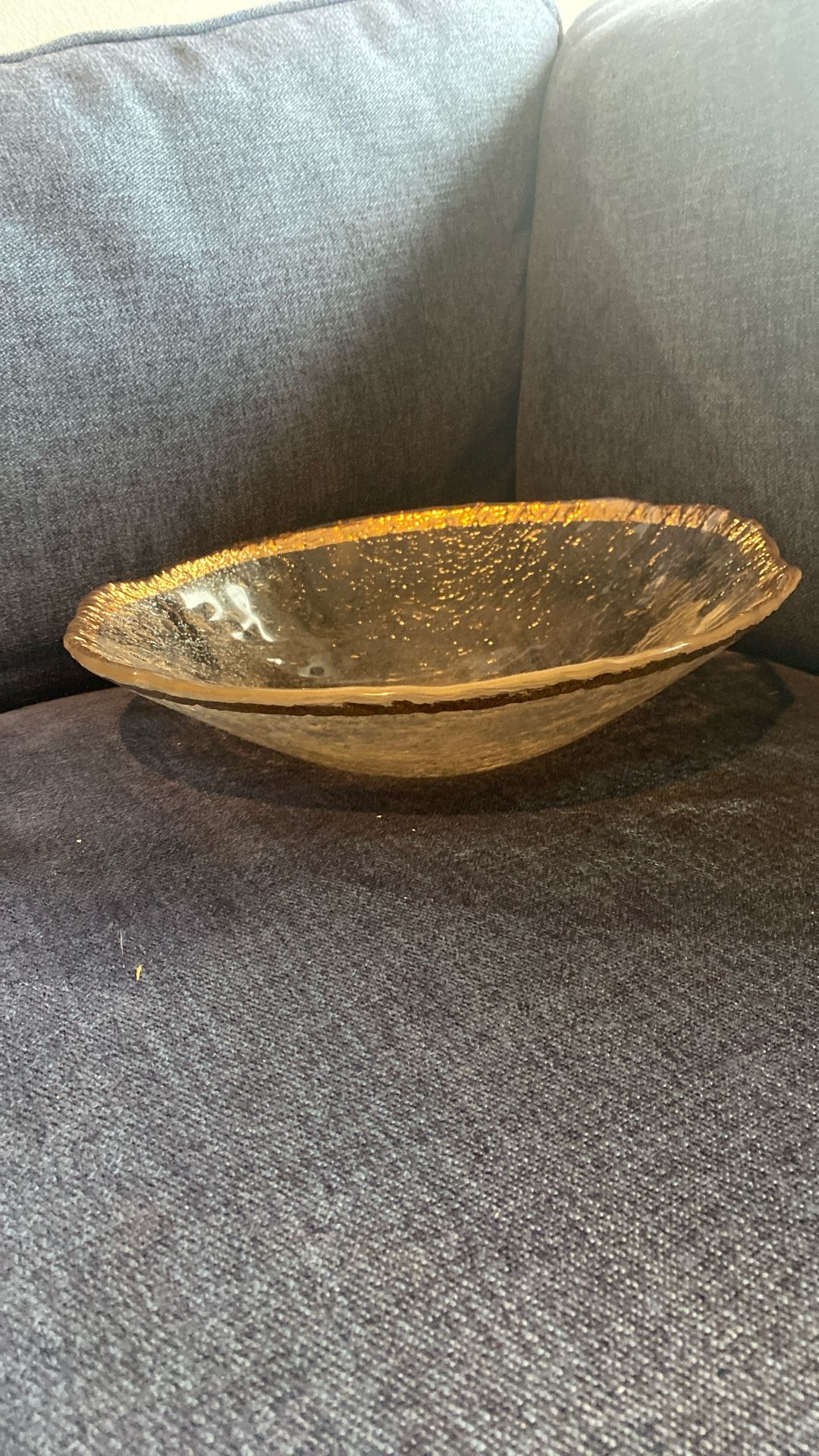 Glass Bowl 13 In Diameter