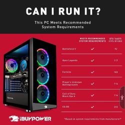 Gaming Computer, Mouse And Keyboard 