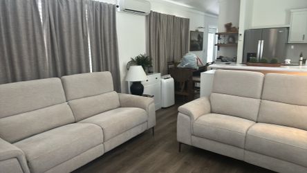 Power Reclining Couch and Loveseat