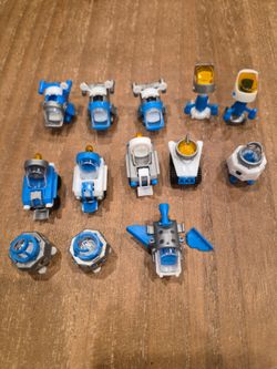 Bruder Mini Astro Space Set Lot Of 13 Vehicles, 1980s