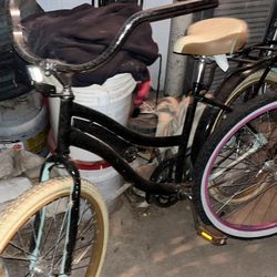 Silver Black And Tan Beach Cruisers Bike Bicycle