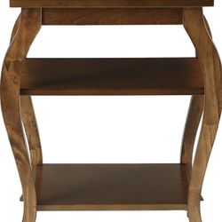 Walnut end Table New In Box 