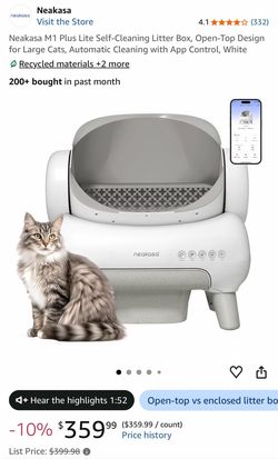 Neakasa M1 Plus Lite Self-Cleaning Litter Box