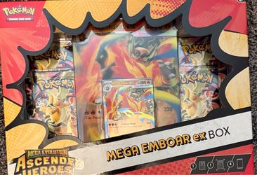 Pokémon Mega Emboar ex Box – Ascended Heroes