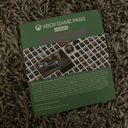 1 Month of Xbox gamepass ultimate game code