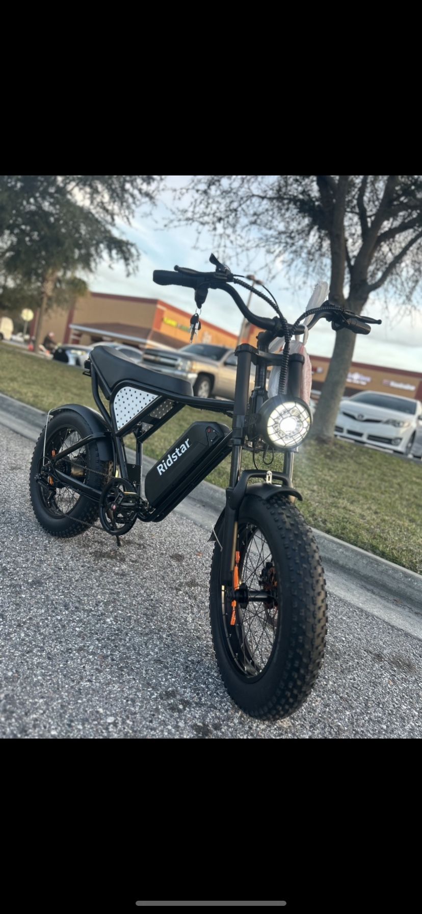 RIDSTAR ELECTRIC BIKE 35MPJH 65 Miles range for Sale in Bvl, FL - OfferUp