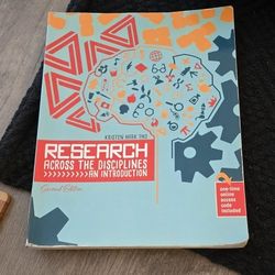 Research Across The Disciplines: An Introduction 