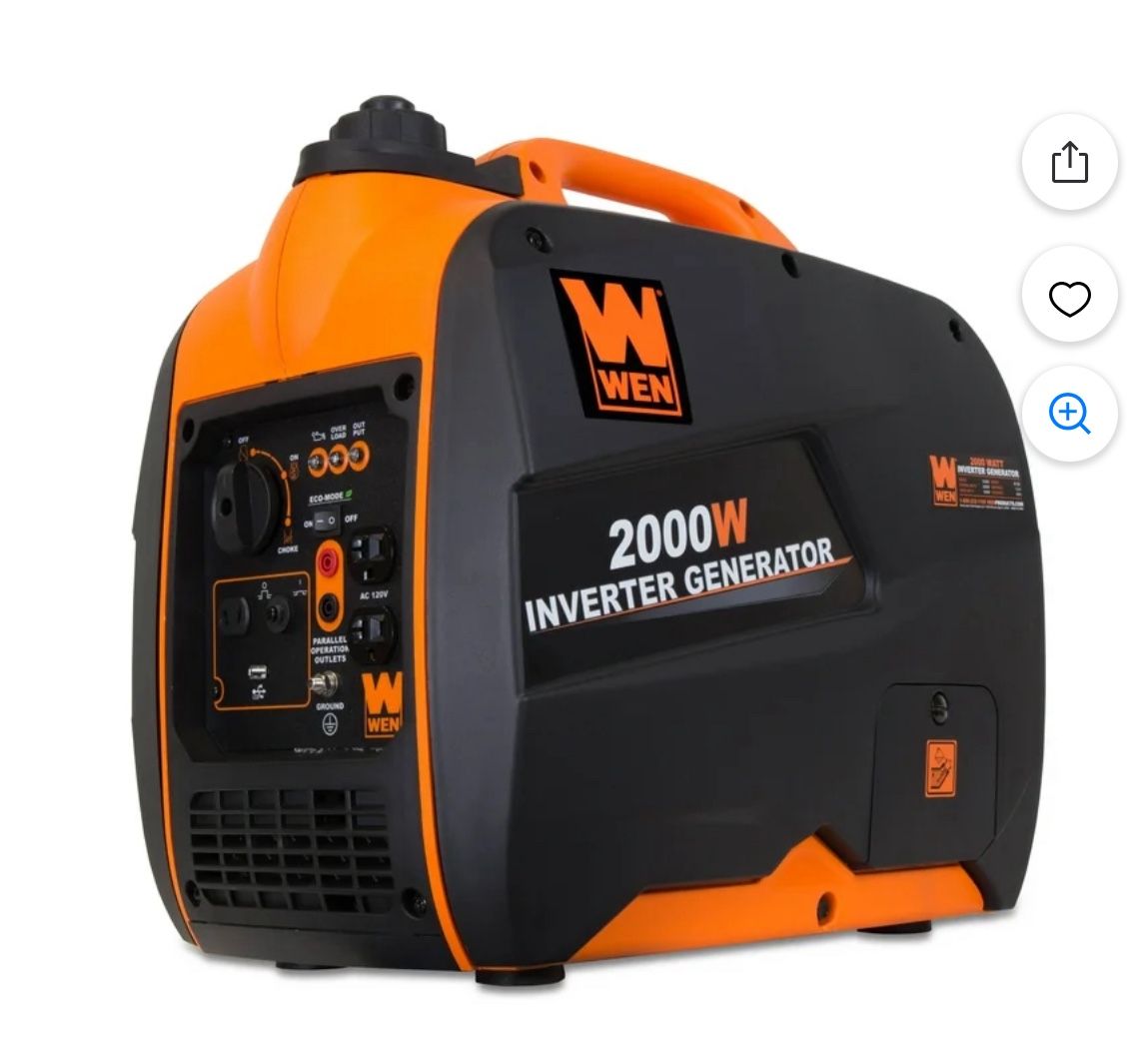WEN Super Quiet 2000-Watt Portable Inverter Generator, CARB Compliant