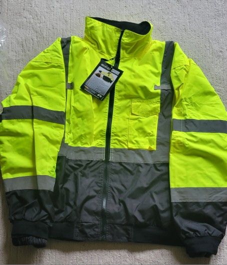 NWT RADWEAR Radians Reflective Bomber Jacket