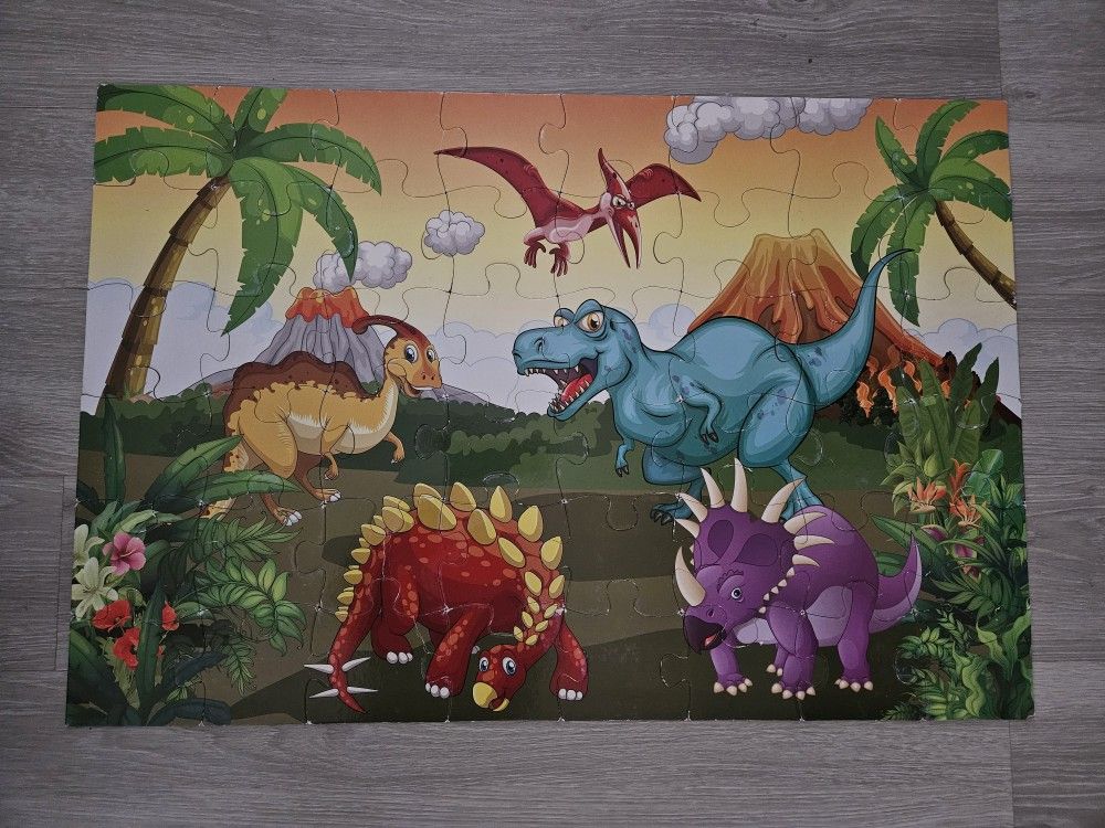 Dinosaur And Paw Patrol Puzzles