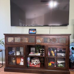 TV Entertainment Console & Media Cabinet