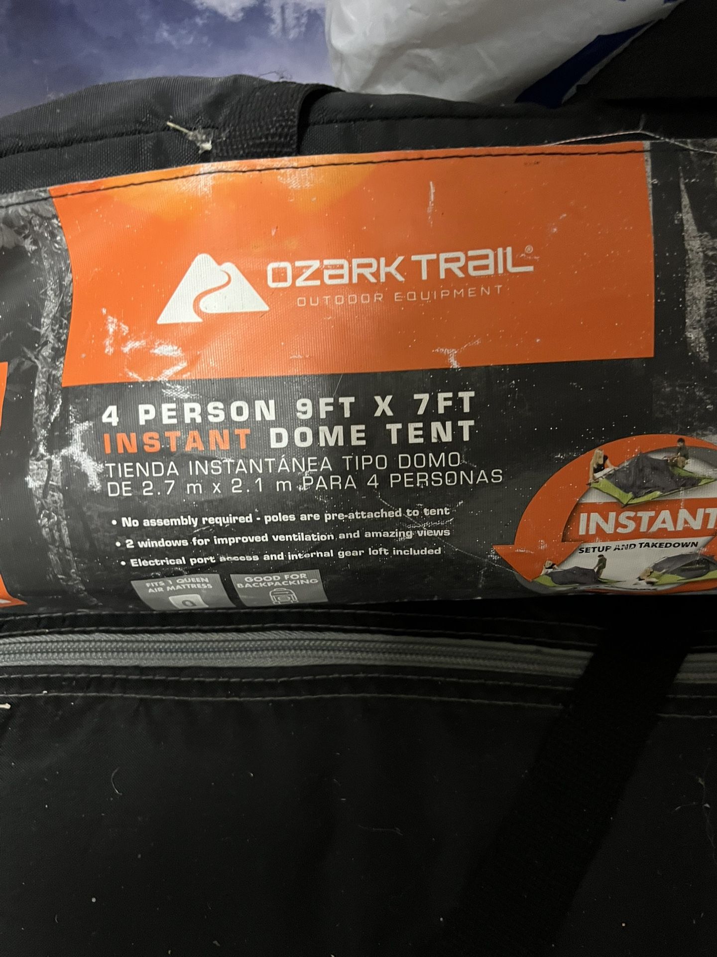 Ozark Trail 4-Person Instant Dome Tent – Used