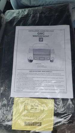 Grille cover for gmc trucks new never opened