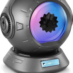 sovenomund Ferrofluid Speaker, Ferrofluid Audio Visual Bluetooth Speaker, Dancing Ferrofluid with 2 Adjustable Modes and Colorful Lights (Silver) (Sil