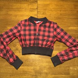 Twin peaks Buffalo plaid long sleeve uniform Jacket 