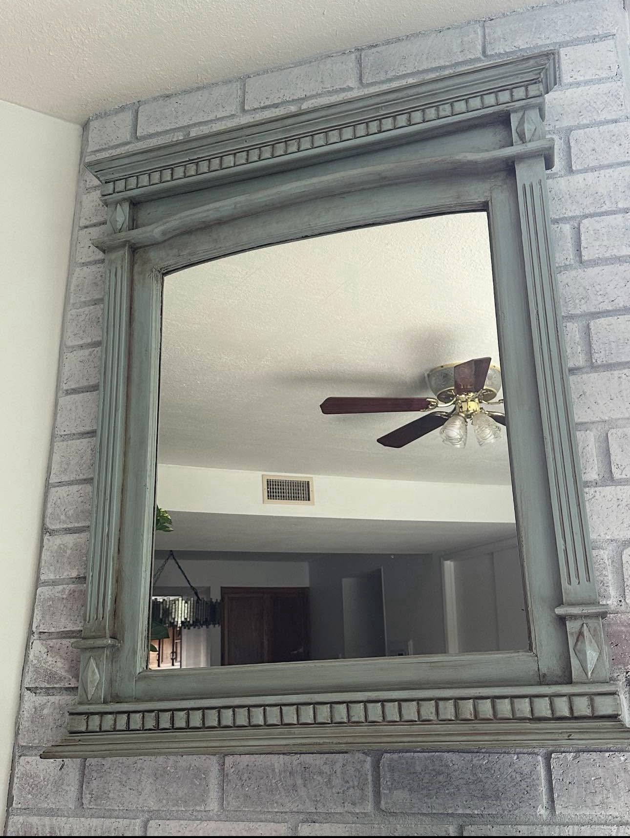 Sage green living room mirror/dining room mirror
