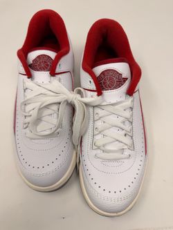Air Jordan 2/3 GS White Varsity Red - Youth Size 6Y/ Women’s 7.5