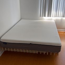Designer Full Size Bed frame + Full Size Mattress