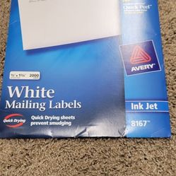 White Address Labels