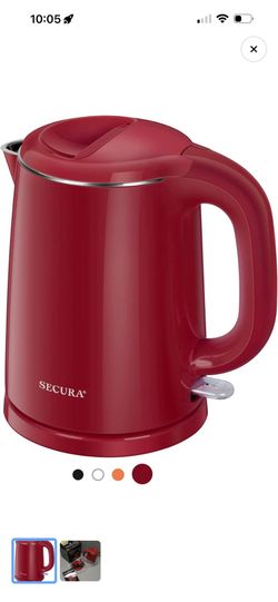 Red wall electric kettle