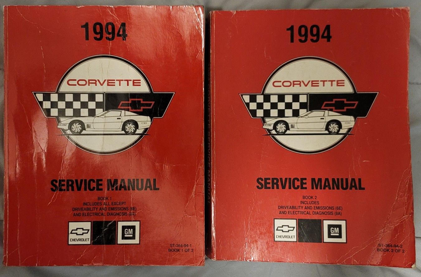 1994 CHEVY CORVETTE OEM SERVICE MANUALS 