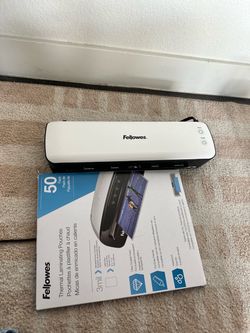 Fellowes Laminator and Laminating Sheets