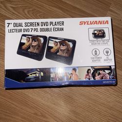 Sylvania 7" Dual Screen Portable DVD Player