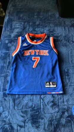 Adidas NBA Authentics New York Knicks Jersey Youth M 5/6 Carmelo Anthony #G