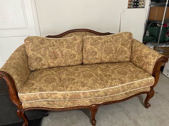 French Provincial Floral Sofa
