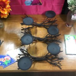 Crate And Barrel Candle  Holders