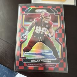 Chase Young Exclusive “Red” Checker Board Prizm