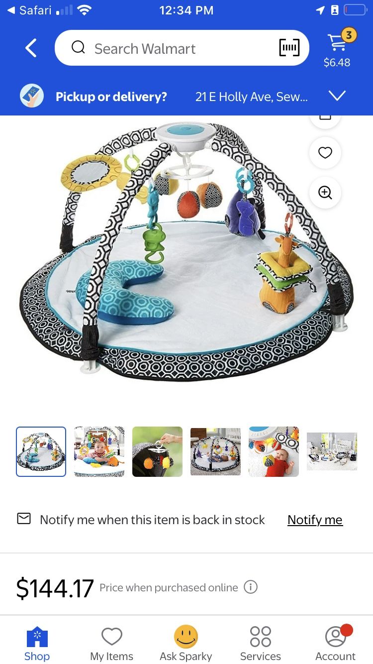 Fisher Price Jonathan Adler Sensory Gym