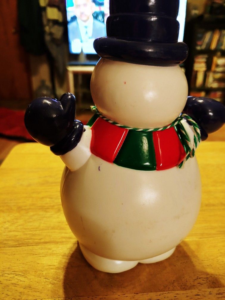 Small Plastic Snowman