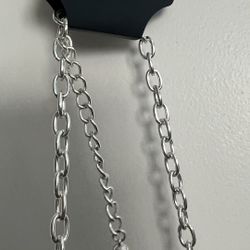 Long  Silver Neckless  