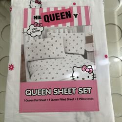 Hello Kitty Bed Sheets 