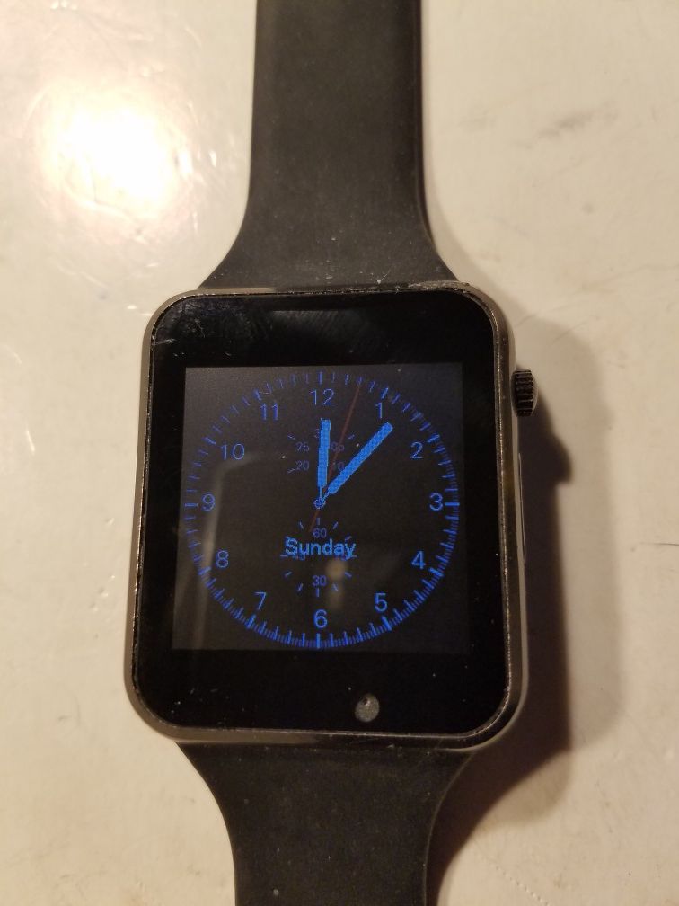 SMART WATCH NEW BATTERY TODAY SIM CARD & USB ALSO