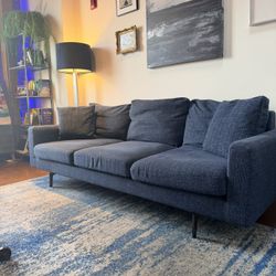 3-Seater Modern Sofa 87” L – Down-Filled & Machine-Washable Covers