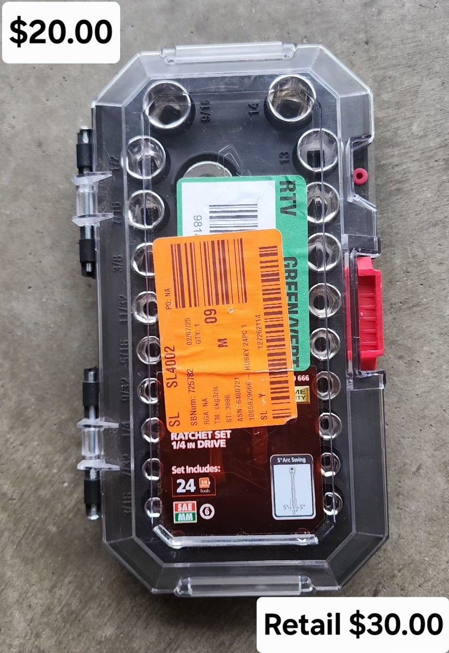 New HUSKY socket Set