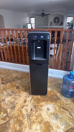 Black Bottom-Load Water Cooler Dispenser