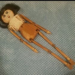 Antique Peg Leg Doll