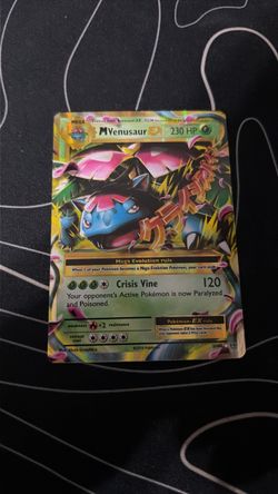 M Venusaur EX Pokémon Card 2/108 Holo