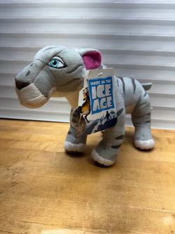 Ice Age Plush Striped Saber-Toothed Tiger