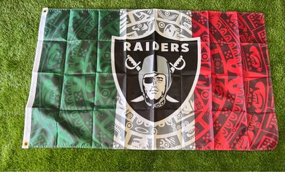 Raiders flag size 5’x3’
