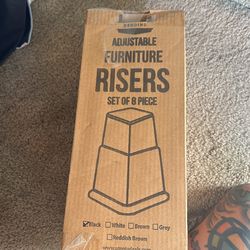 Adjustable  furniture risers 