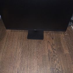 LG 24” monitor all black 