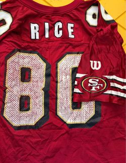 Vintage 49ers Jerry Rice jersey size XL made by Wilson